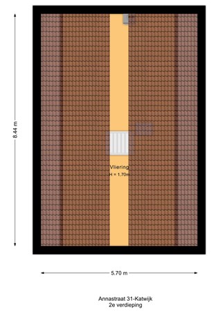 Floorplan - Annastraat 31, 2225 NR Katwijk